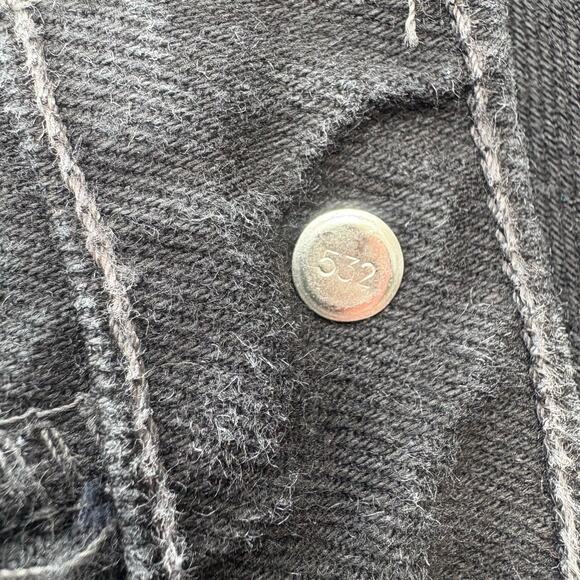 VTG 90s Levi’s 550 Jeans 16 Reg Black Denim Relaxed Tapered Mom USA Made 33 x 32 - Picture 6 of 12